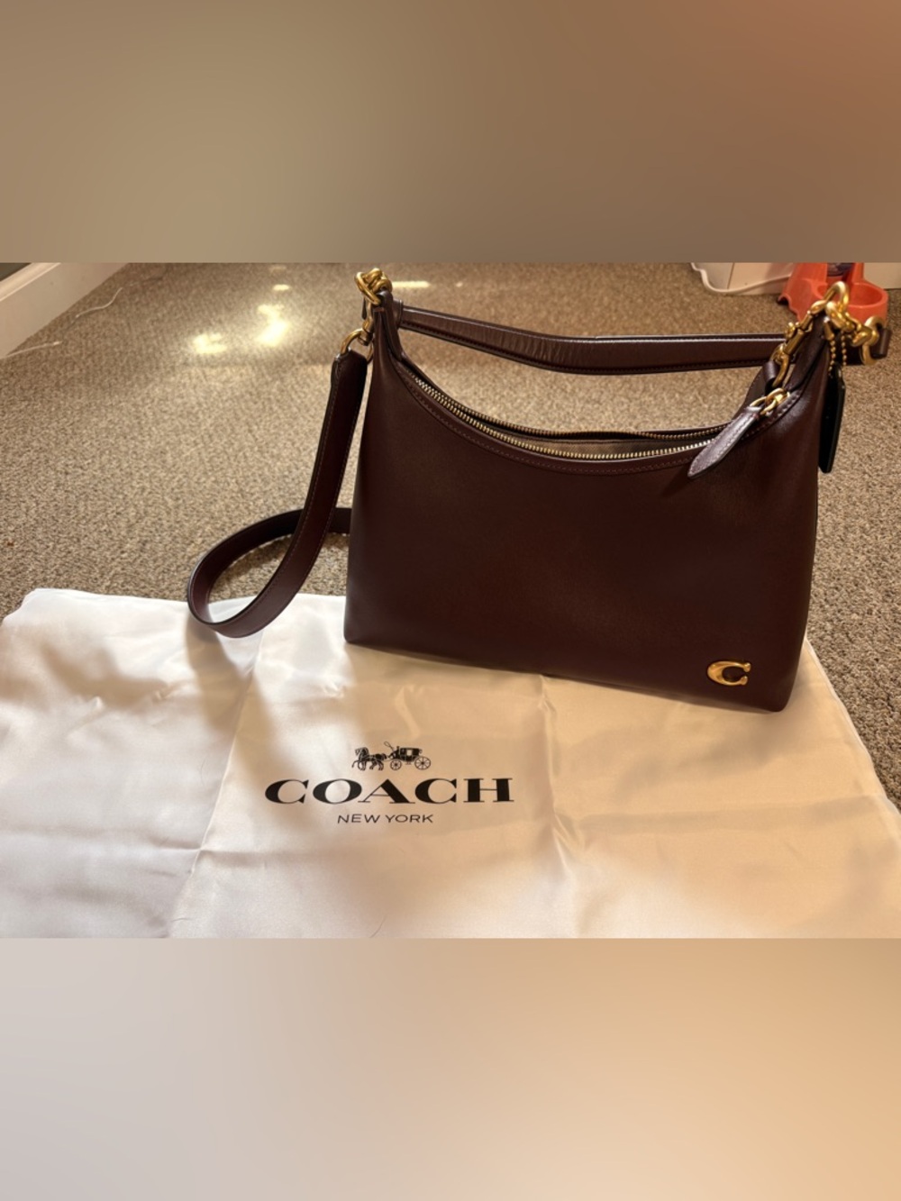 Coach Juliet Shoulder Bag Black Currant